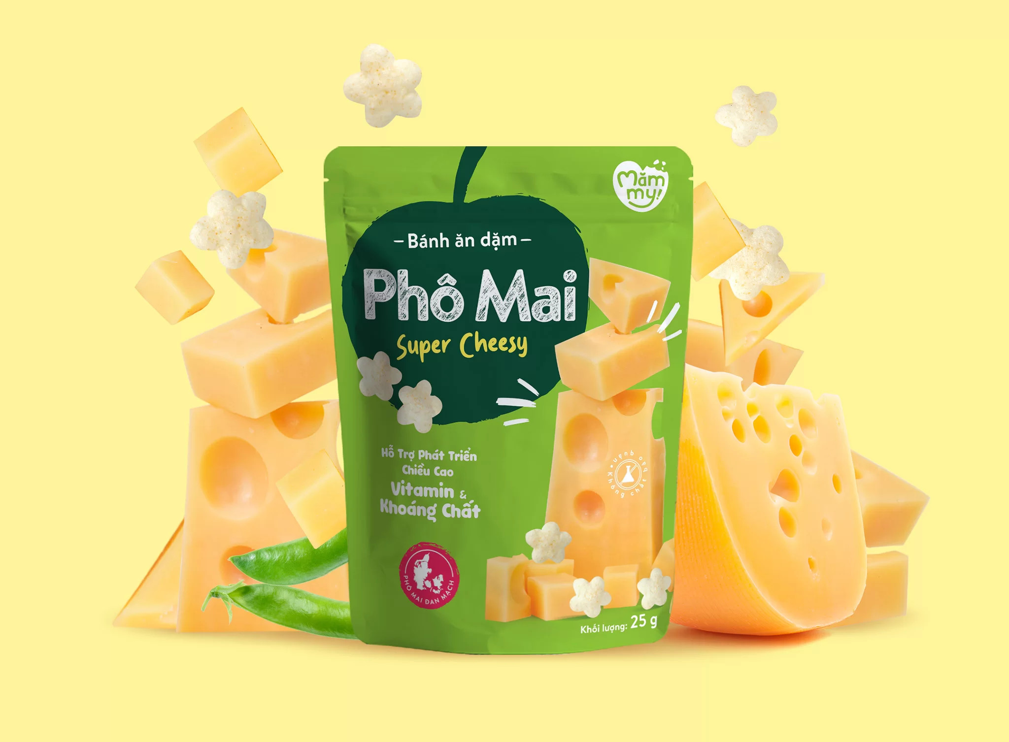 Bánh ăn dặm vị phô mai 2