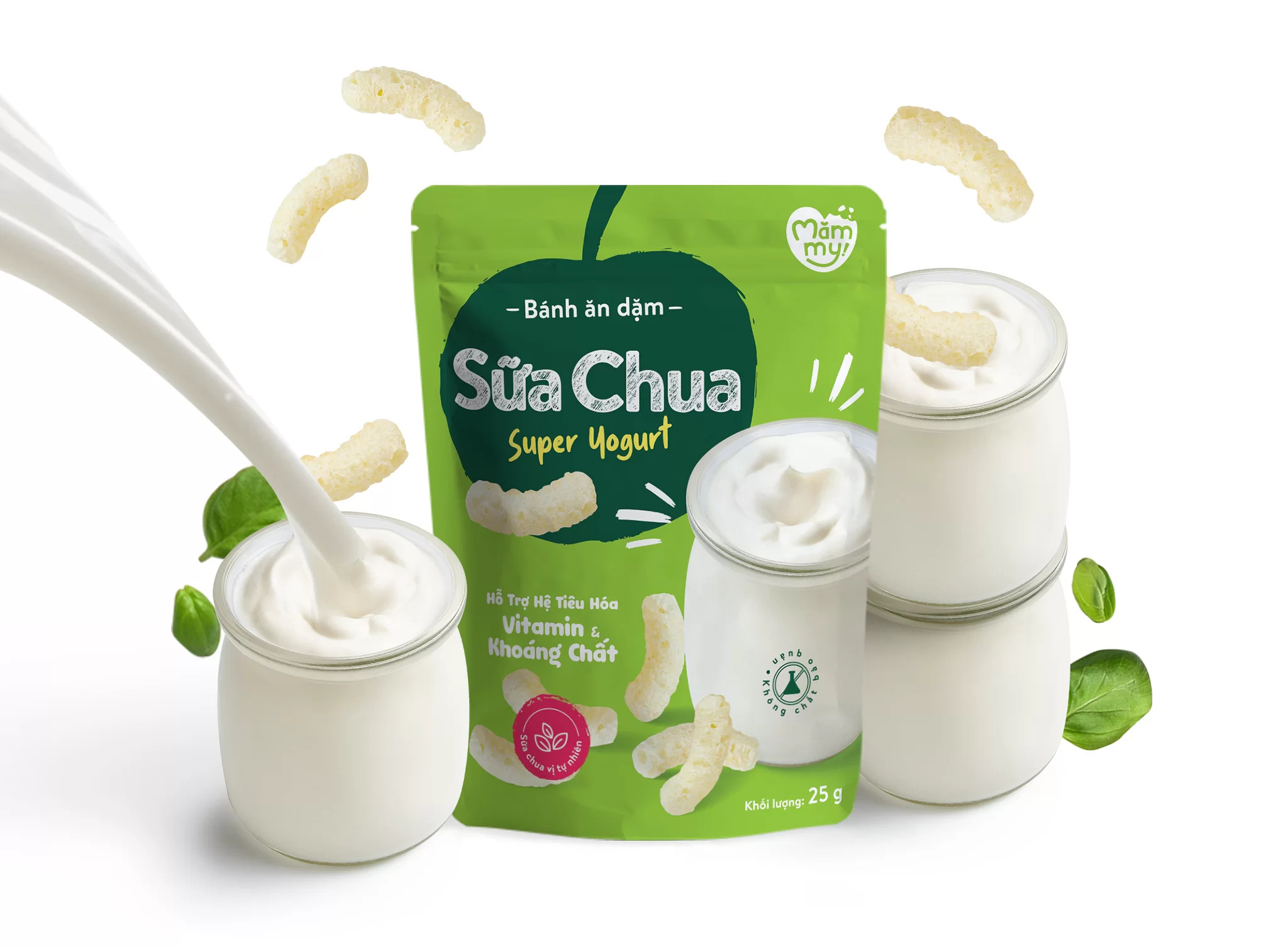 Bánh ăn dặm vị sữa chua 2